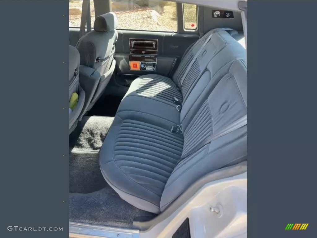 1991 Cadillac Brougham Standard Brougham Model Rear Seat Photo #146211555
