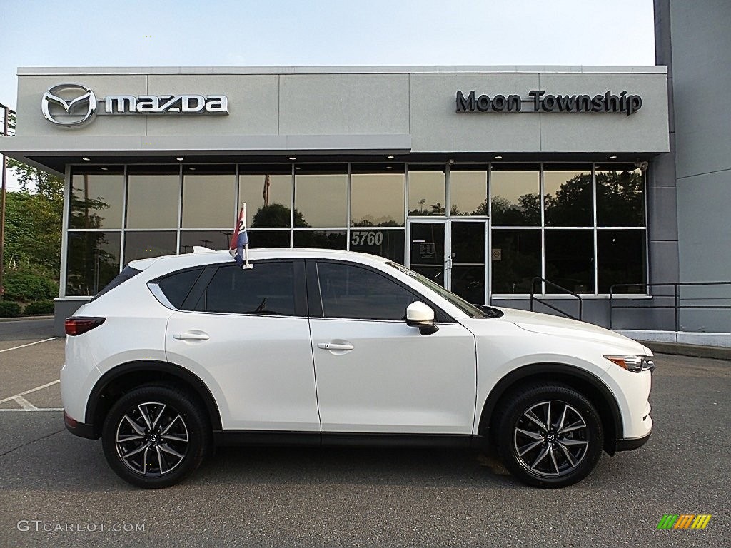 2018 CX-5 Touring AWD - Snowflake White Pearl Mica / Black photo #1