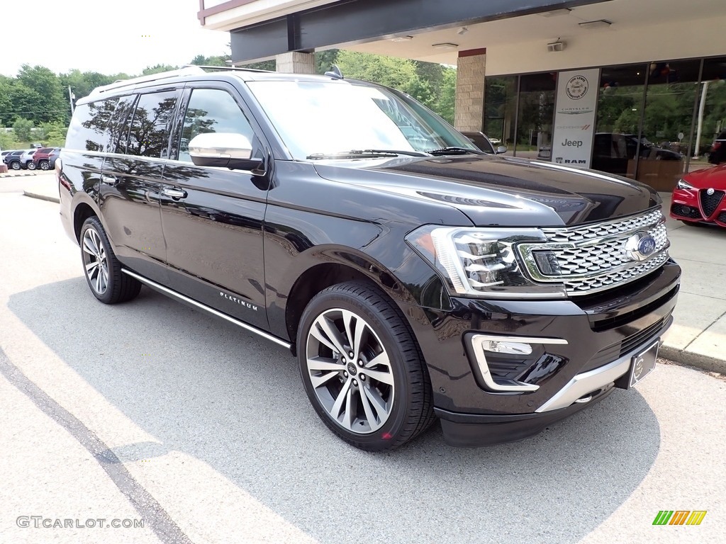 Agate Black 2020 Ford Expedition Platinum Max 4x4 Exterior Photo #146213034