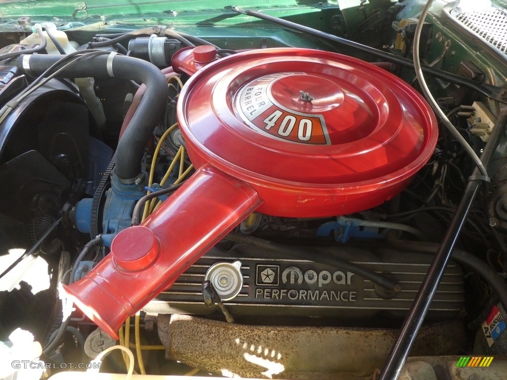 1974 Dodge Charger SE 400 ci. OHV 16-Valve V8 Engine Photo #146213106