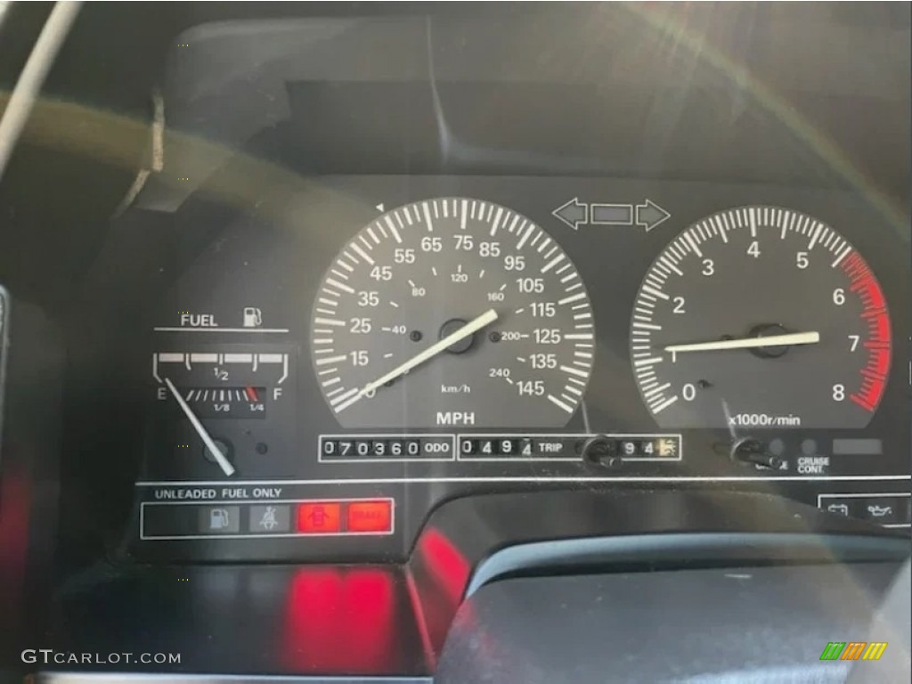 1989 Nissan 300ZX GS Coupe Gauges Photos