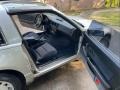 1989 Nissan 300ZX Black Interior Front Seat Photo