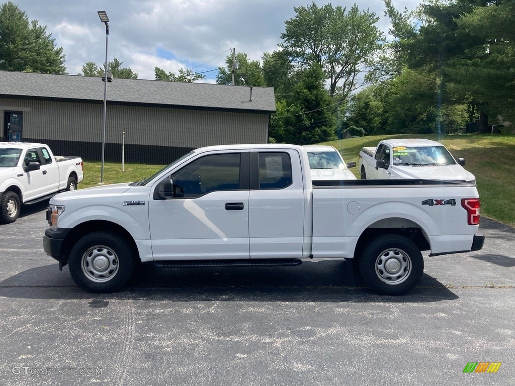 2019 F150 XL SuperCab 4x4 - Oxford White / Earth Gray photo #1
