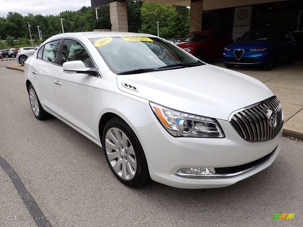 Summit White 2015 Buick LaCrosse Leather AWD Exterior Photo #146214096