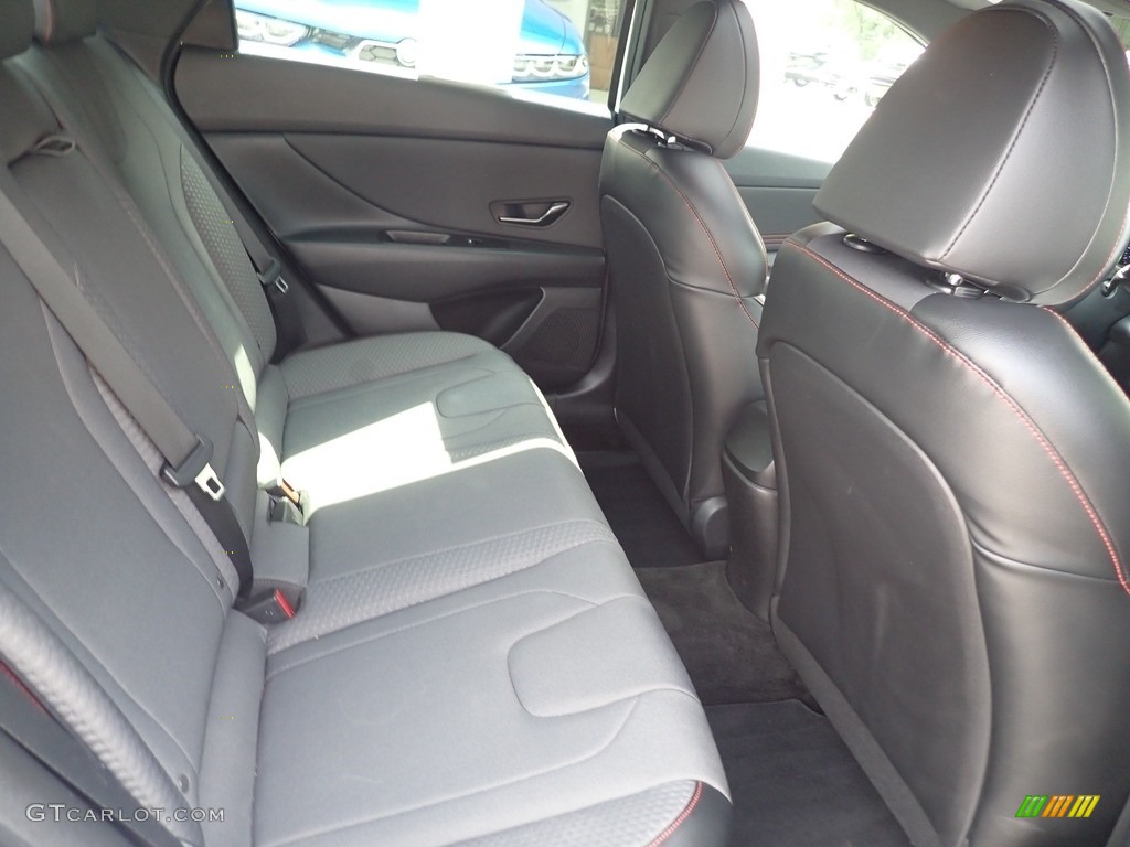 2021 Elantra N-Line - Ceramic White / Black photo #9