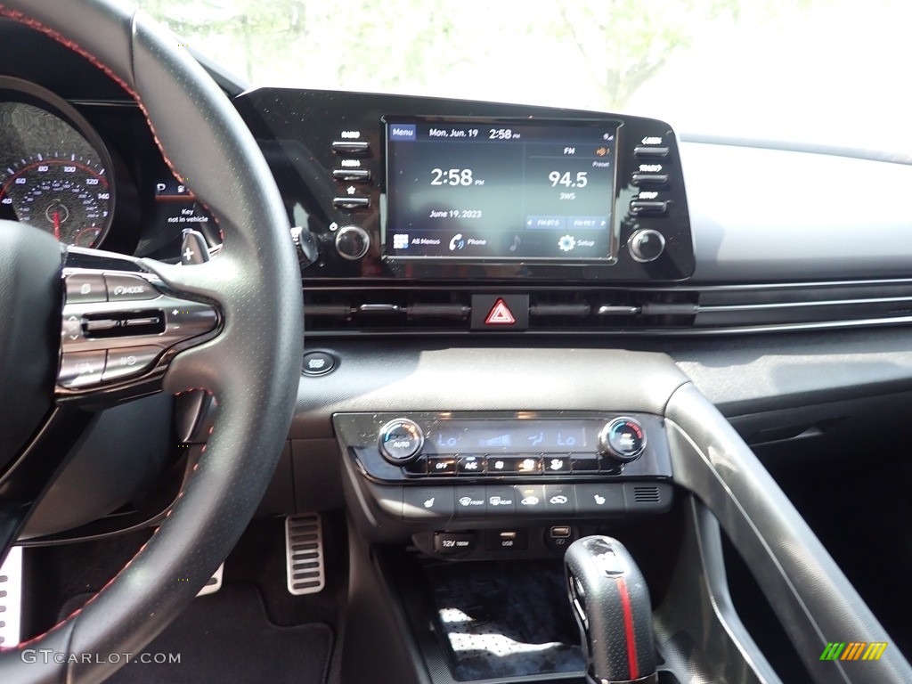 2021 Elantra N-Line - Ceramic White / Black photo #17