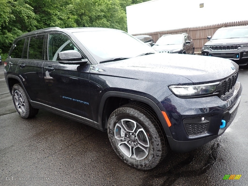 Midnight Sky 2023 Jeep Grand Cherokee Trailhawk 4XE Exterior Photo #146214828