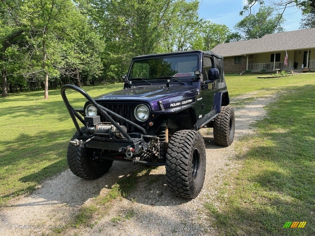 Deep Amethyst Pearlcoat 1999 Jeep Wrangler SE 4x4 Exterior Photo #146214915