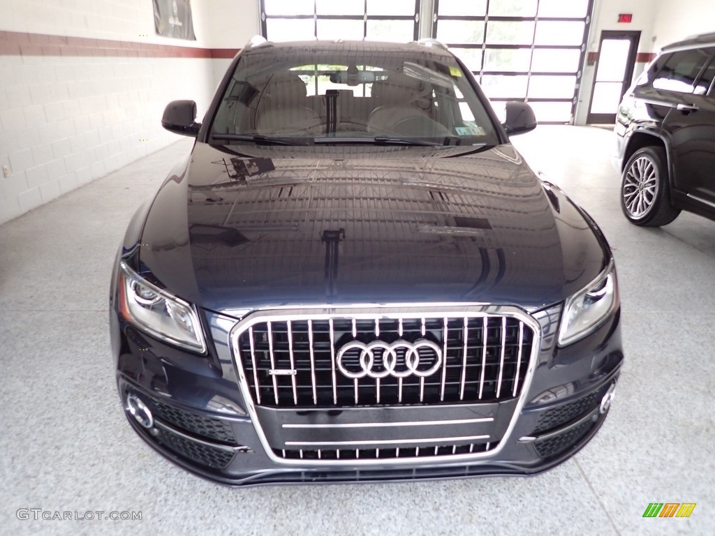 2016 Q5 3.0 TFSI Premium Plus quattro - Moonlight Blue Metallic / Chestnut Brown photo #2