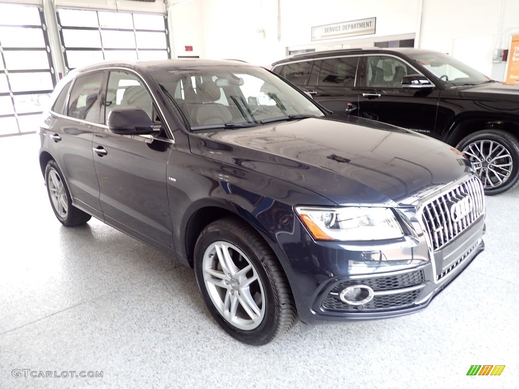 2016 Q5 3.0 TFSI Premium Plus quattro - Moonlight Blue Metallic / Chestnut Brown photo #3