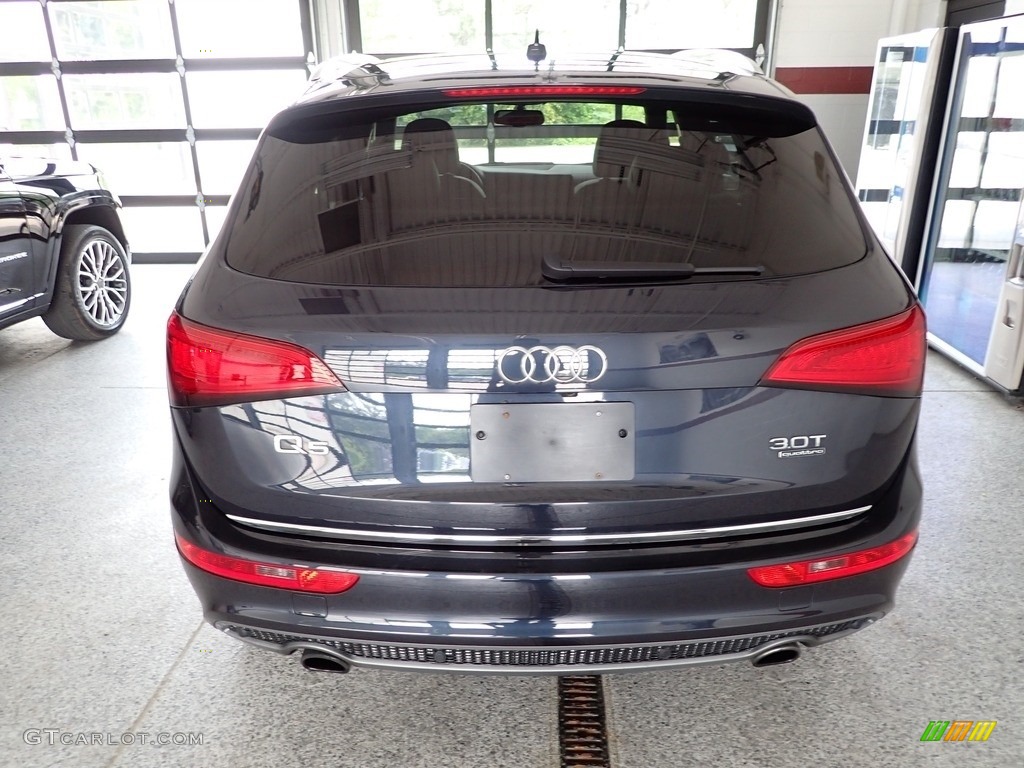 2016 Q5 3.0 TFSI Premium Plus quattro - Moonlight Blue Metallic / Chestnut Brown photo #5