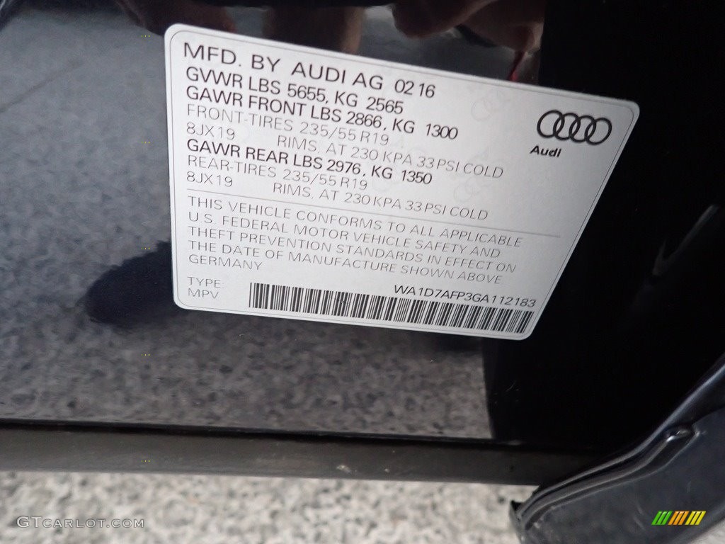 2016 Q5 3.0 TFSI Premium Plus quattro - Moonlight Blue Metallic / Chestnut Brown photo #25