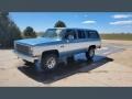 Light Blue Metallic 1987 Chevrolet Suburban V20 Custom Deluxe 4x4 Exterior