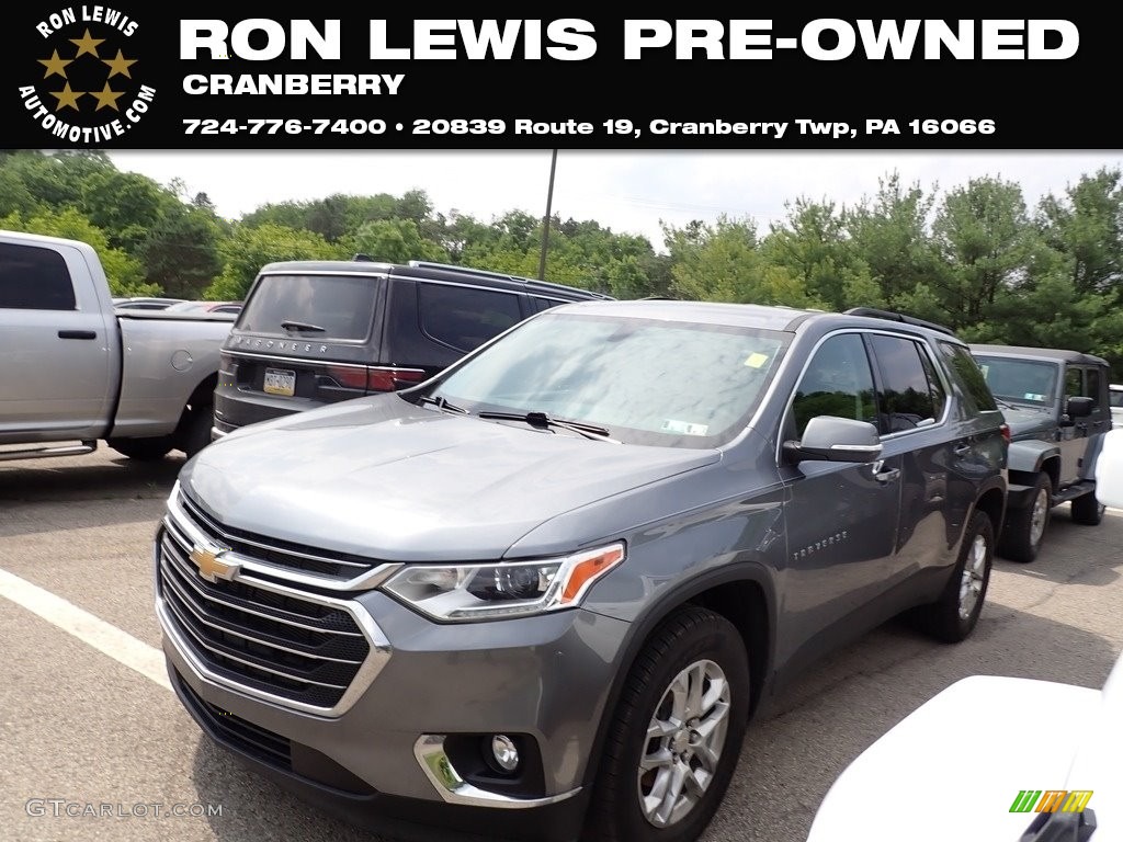 2021 Traverse LT AWD - Satin Steel Metallic / Jet Black photo #1