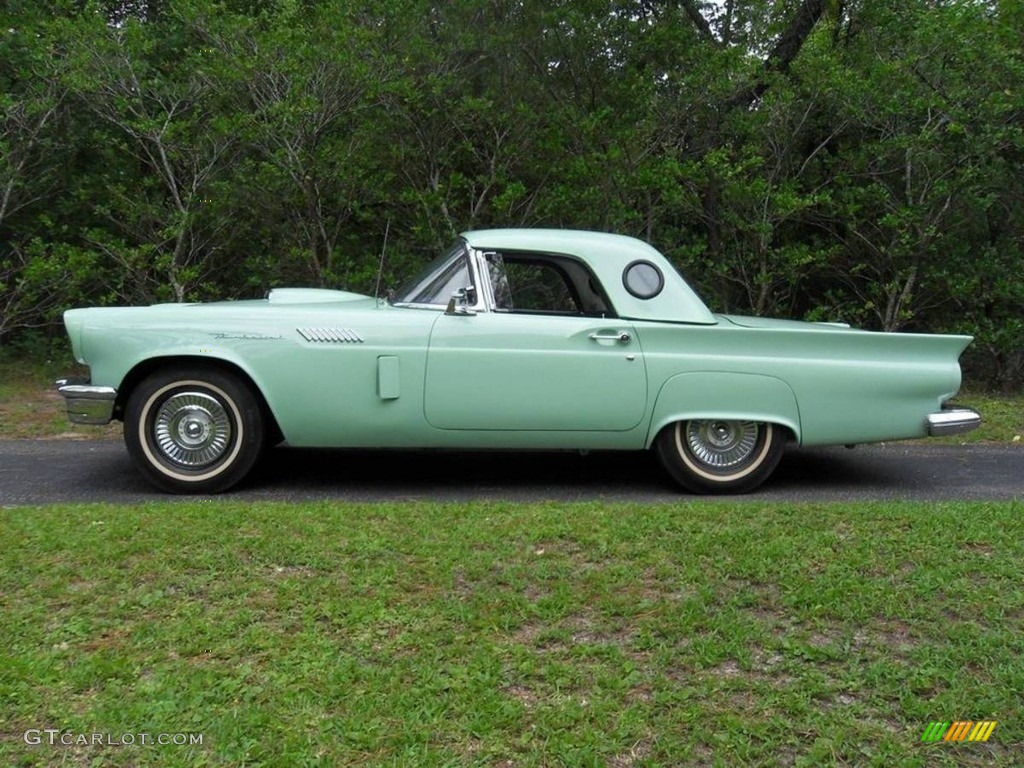 1957 Thunderbird Convertible - Seaspray Green / Black/White photo #1