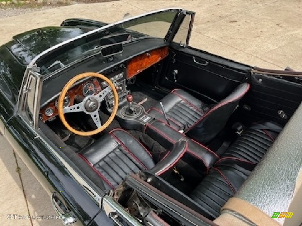 Black Interior 1965 Austin-Healey 3000 MK III BJ8 Photo #146217162