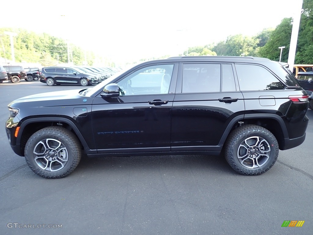 Diamond Black Crystal Pearl 2023 Jeep Grand Cherokee Trailhawk 4XE Exterior Photo #146217330