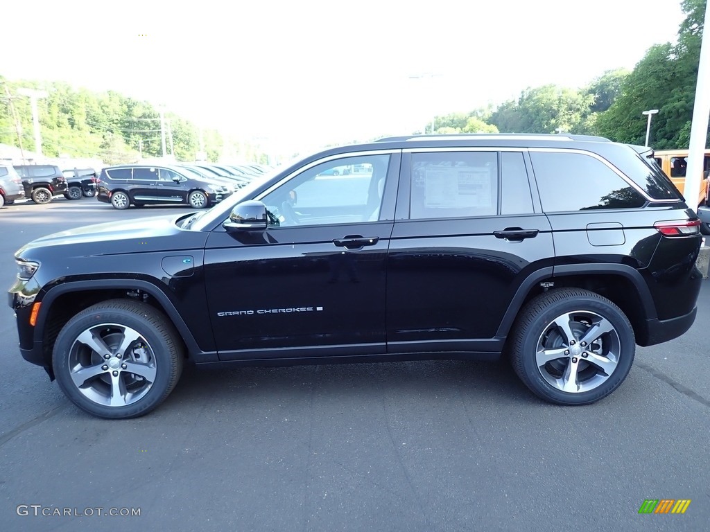 Diamond Black Crystal Pearl 2023 Jeep Grand Cherokee 4XE Exterior Photo #146218230
