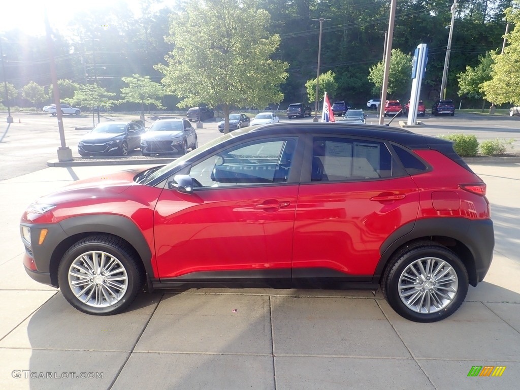 Pulse Red 2020 Hyundai Kona SEL AWD Exterior Photo #146218714