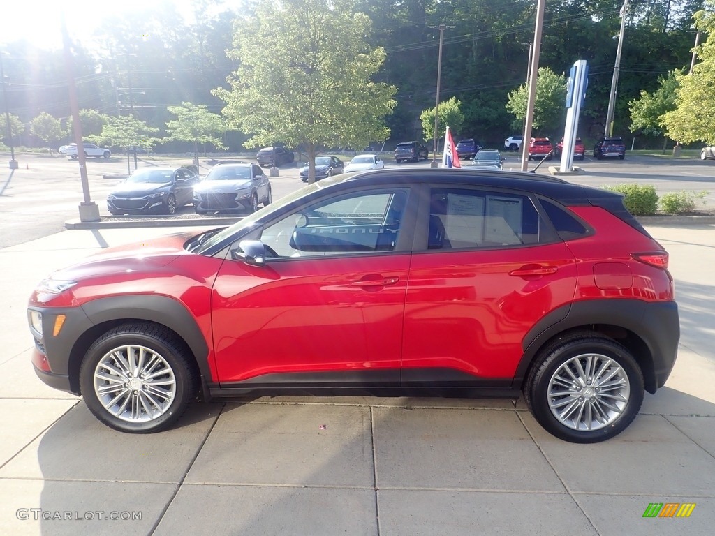 2020 Kona SEL AWD - Pulse Red / Gray/Black photo #6