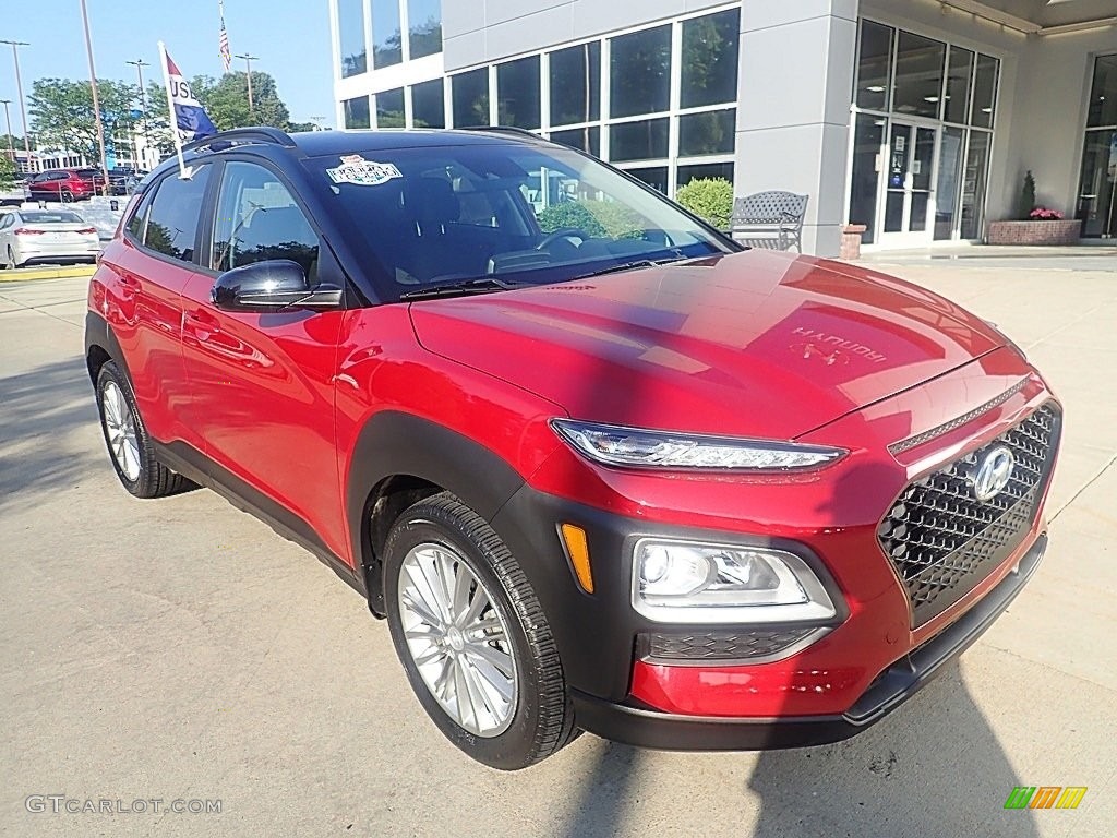 2020 Kona SEL AWD - Pulse Red / Gray/Black photo #9