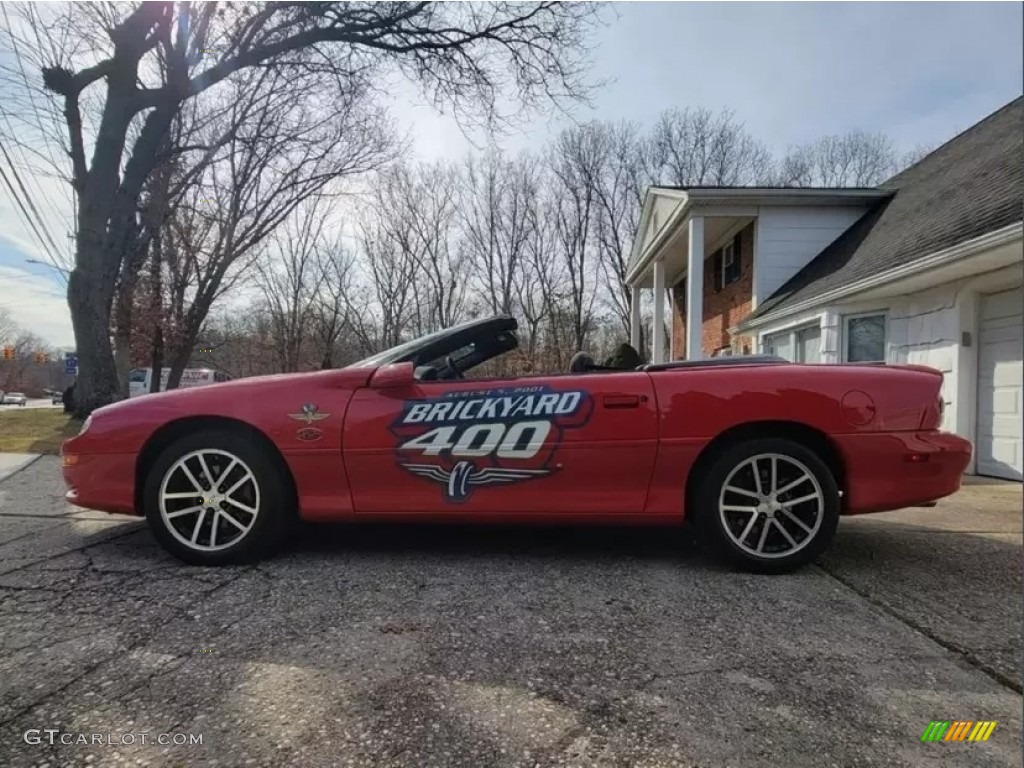 Bright Rally Red 2002 Chevrolet Camaro Z28 SS 35th Anniversary Edition Convertible Exterior Photo #146219337
