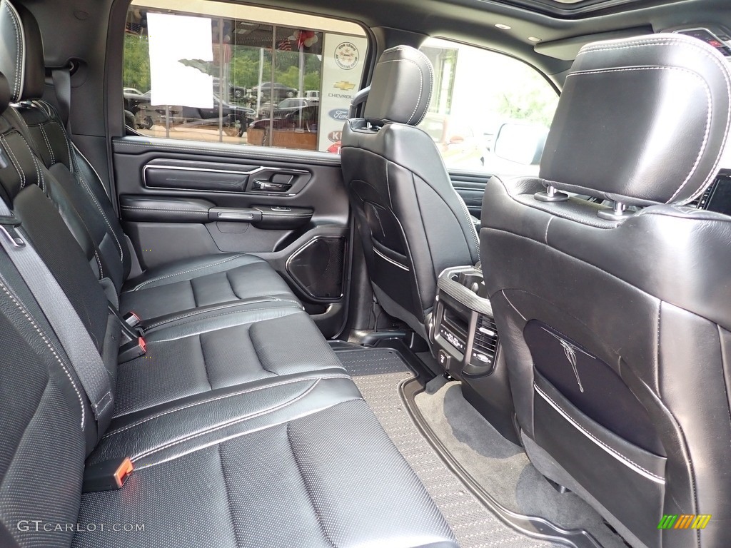 Black Interior 2022 Ram 1500 Limited Crew Cab 4x4 Photo #146219391