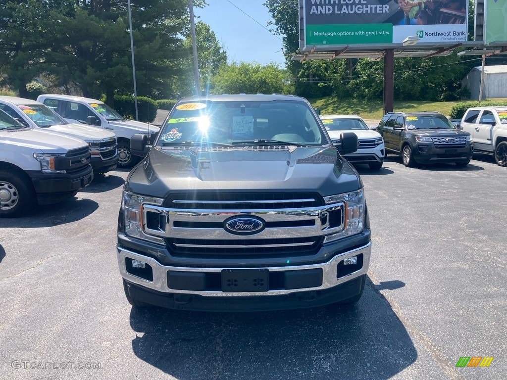 2019 F150 XLT SuperCab 4x4 - Magnetic / Earth Gray photo #7