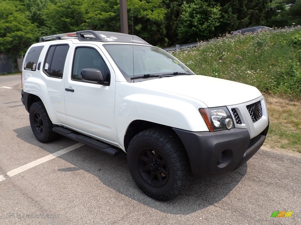 Glacier White 2014 Nissan Xterra X 4x4 Exterior Photo #146219667