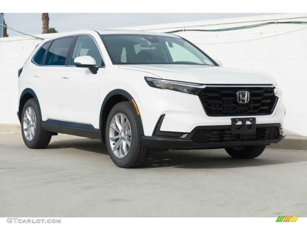 Platinum White Pearl 2023 Honda CR-V EX-L AWD Exterior Photo #146220165