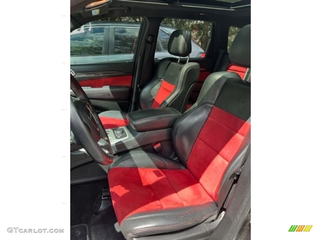 SRT Red Vapor Black/Red Interior 2015 Jeep Grand Cherokee SRT 4x4 Red Vapor Edition Photo #146220273