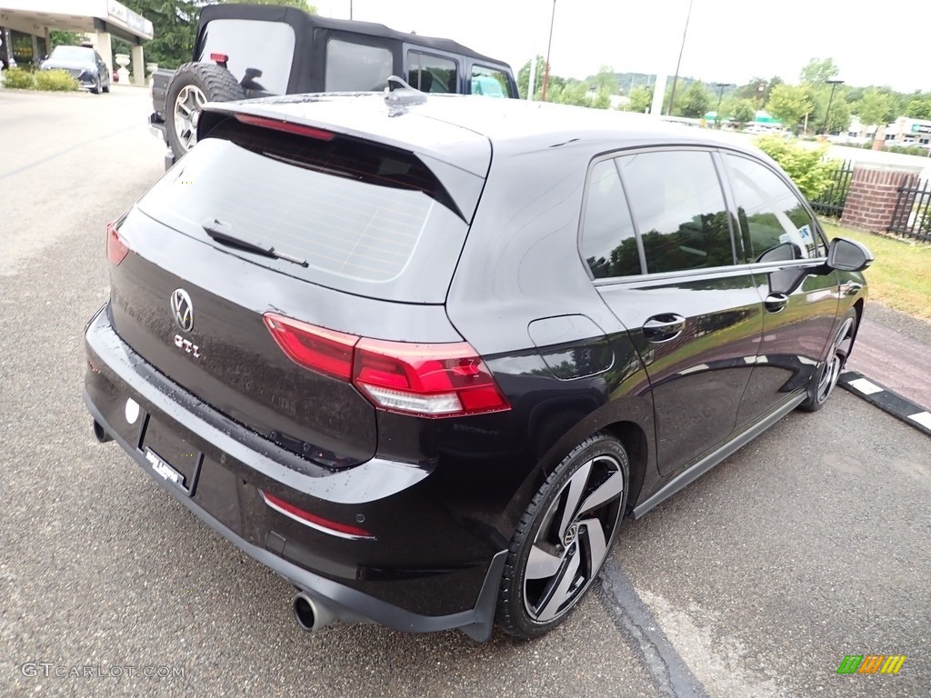 2022 Golf GTI S - Deep Black Pearl / Titan Black/Scalepaper Plaid photo #4