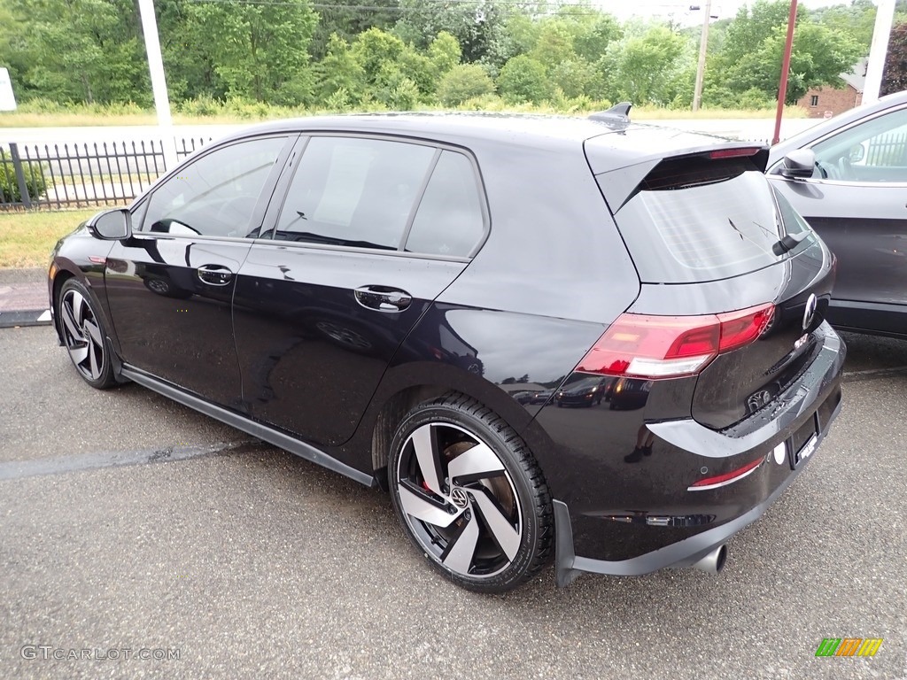 2022 Golf GTI S - Deep Black Pearl / Titan Black/Scalepaper Plaid photo #6