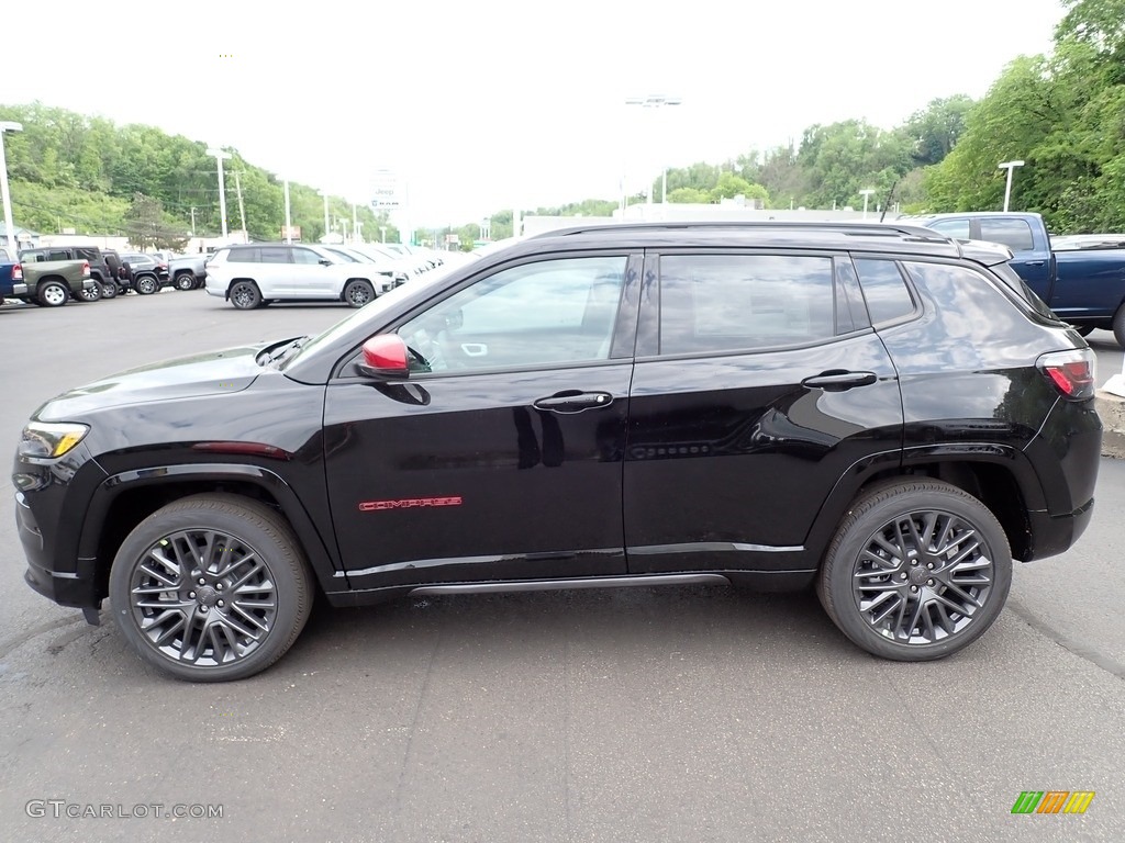 Diamond Black Crystal Pearl 2023 Jeep Compass Limited (Red) Edition 4x4 Exterior Photo #146220891