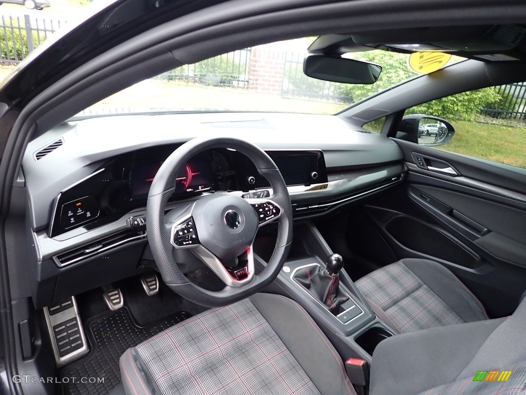 2022 Golf GTI S - Deep Black Pearl / Titan Black/Scalepaper Plaid photo #13