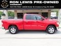 2020 Flame Red Ram 1500 Big Horn Quad Cab 4x4  photo #1