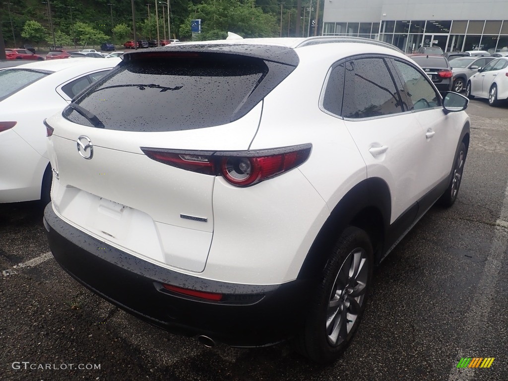 2020 CX-30 Premium AWD - Snowflake White Pearl Mica / White photo #3