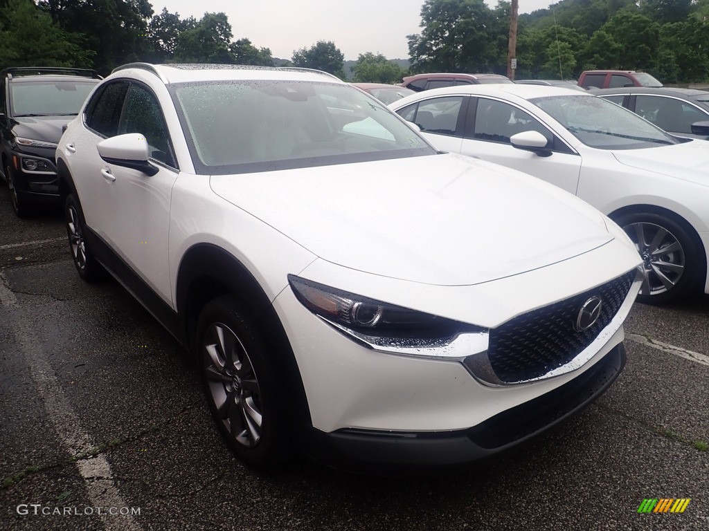 2020 CX-30 Premium AWD - Snowflake White Pearl Mica / White photo #4