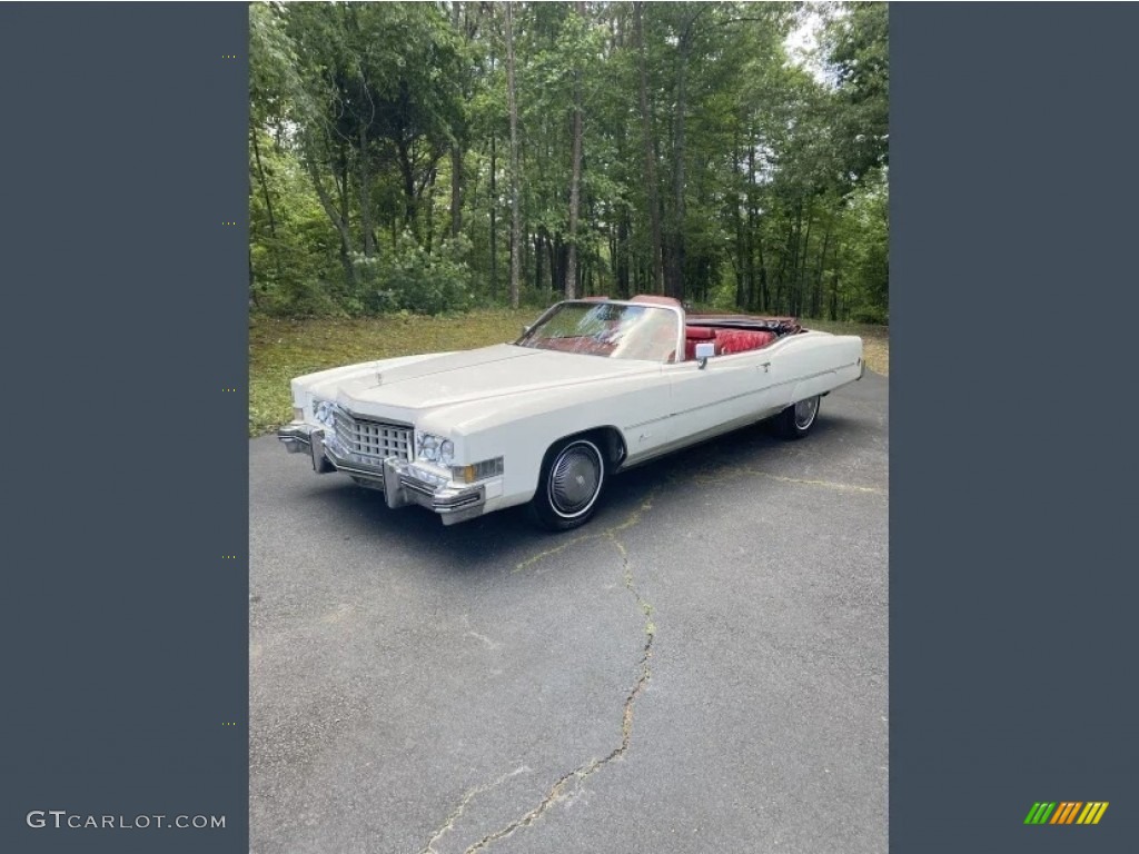Cotillion White 1973 Cadillac Eldorado Indianapolis 500 Official Pace Car Replica Convertible Exterior Photo #146222010