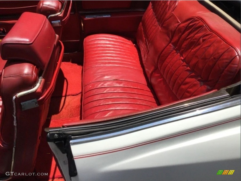 1973 Cadillac Eldorado Indianapolis 500 Official Pace Car Replica Convertible Interior Color Photos