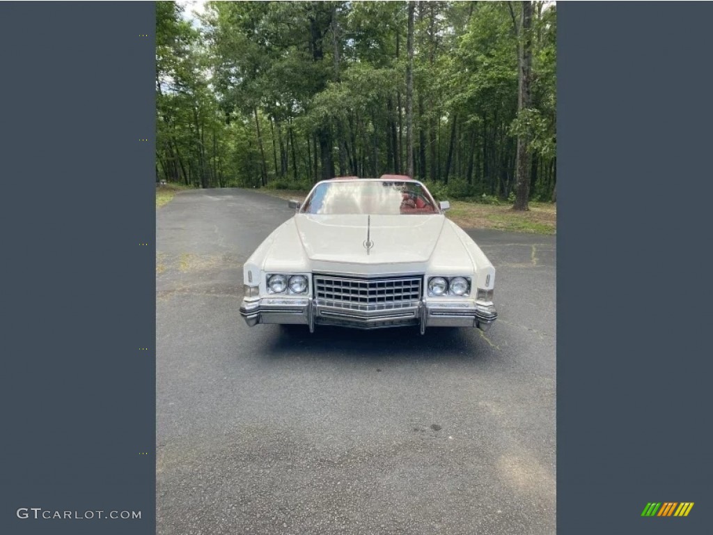 1973 Eldorado Indianapolis 500 Official Pace Car Replica Convertible - Cotillion White / Medium Red photo #10