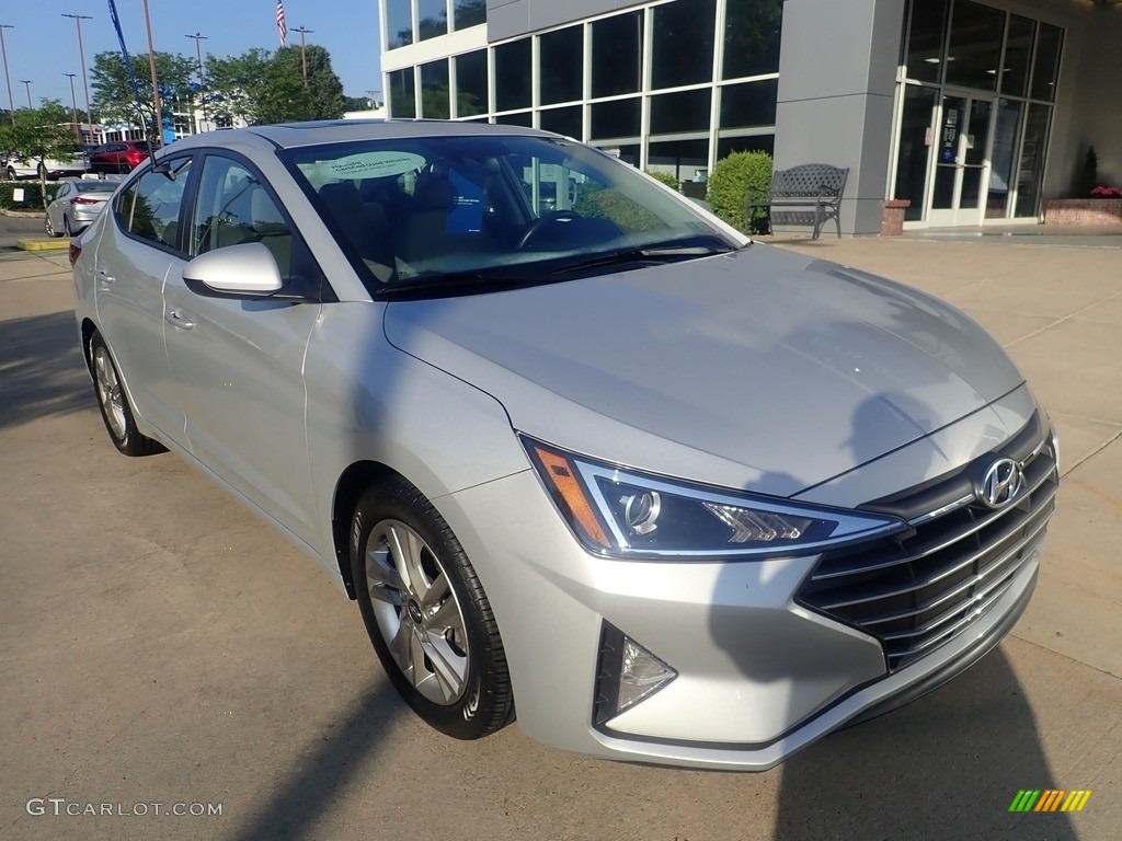 2020 Elantra Value Edition - Symphony Silver / Gray photo #8