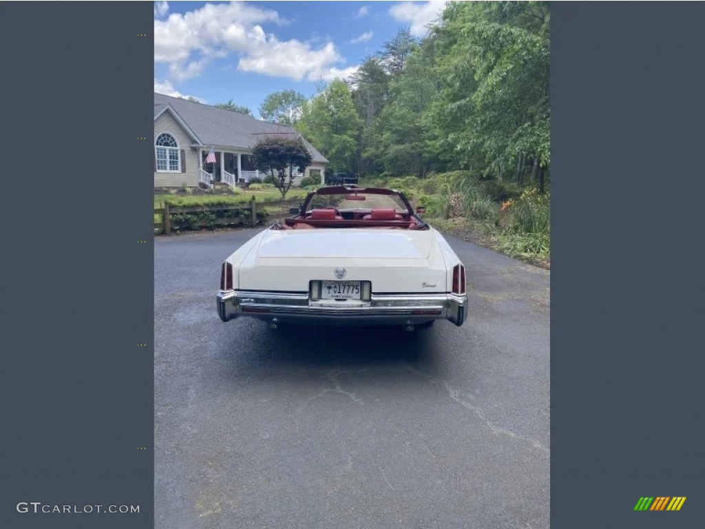 1973 Eldorado Indianapolis 500 Official Pace Car Replica Convertible - Cotillion White / Medium Red photo #16