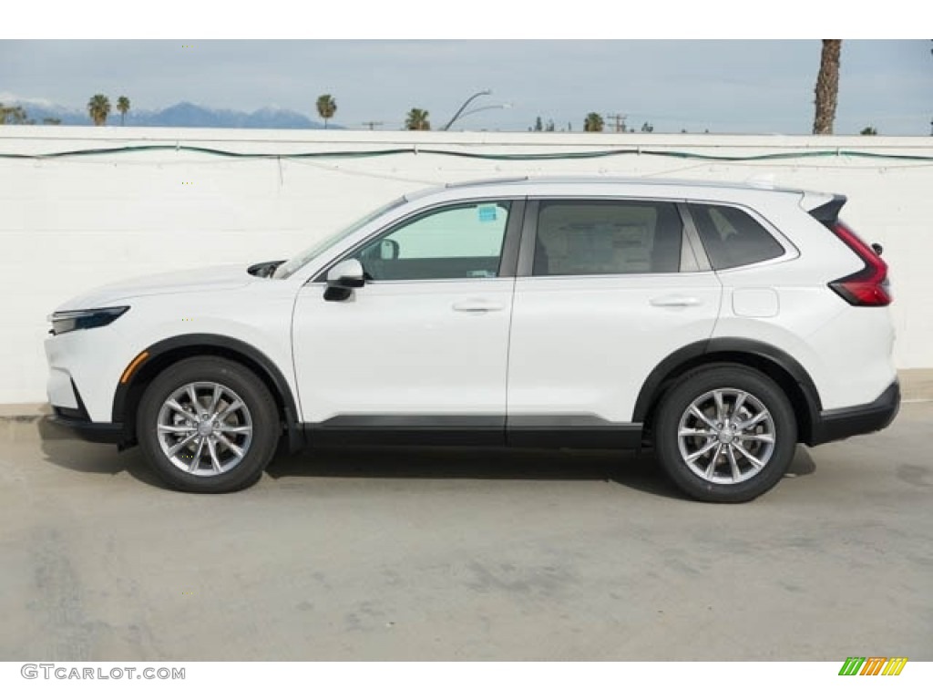 Platinum White Pearl 2023 Honda CR-V EX AWD Exterior Photo #146222568
