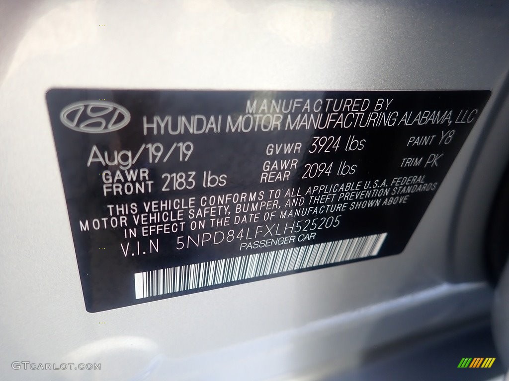 2020 Elantra Value Edition - Symphony Silver / Gray photo #27