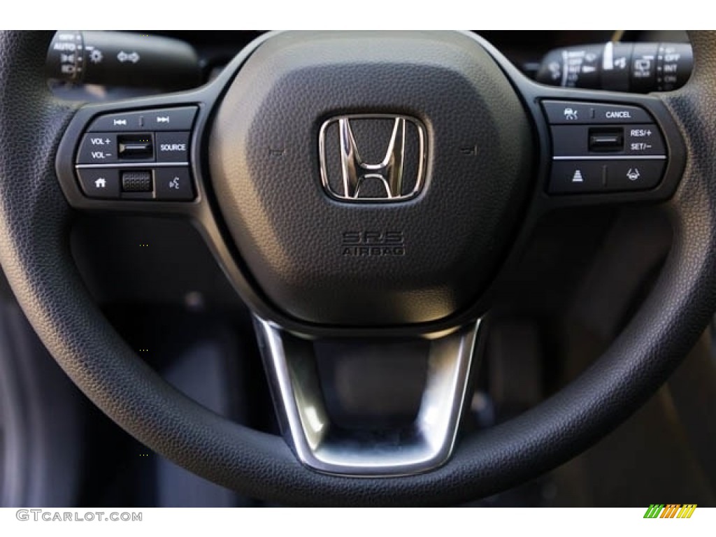 2023 Honda CR-V EX AWD Black Steering Wheel Photo #146222799