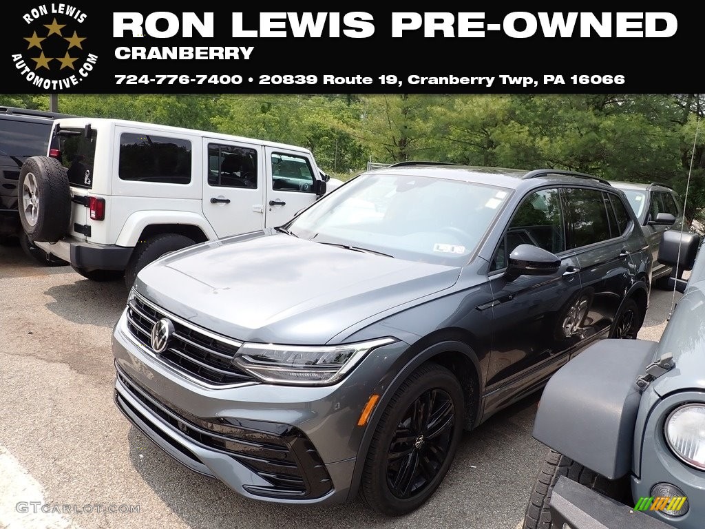 2022 Tiguan SE R-Line 4Motion Black Edition - Platinum Gray Metallic / Titan Black photo #1