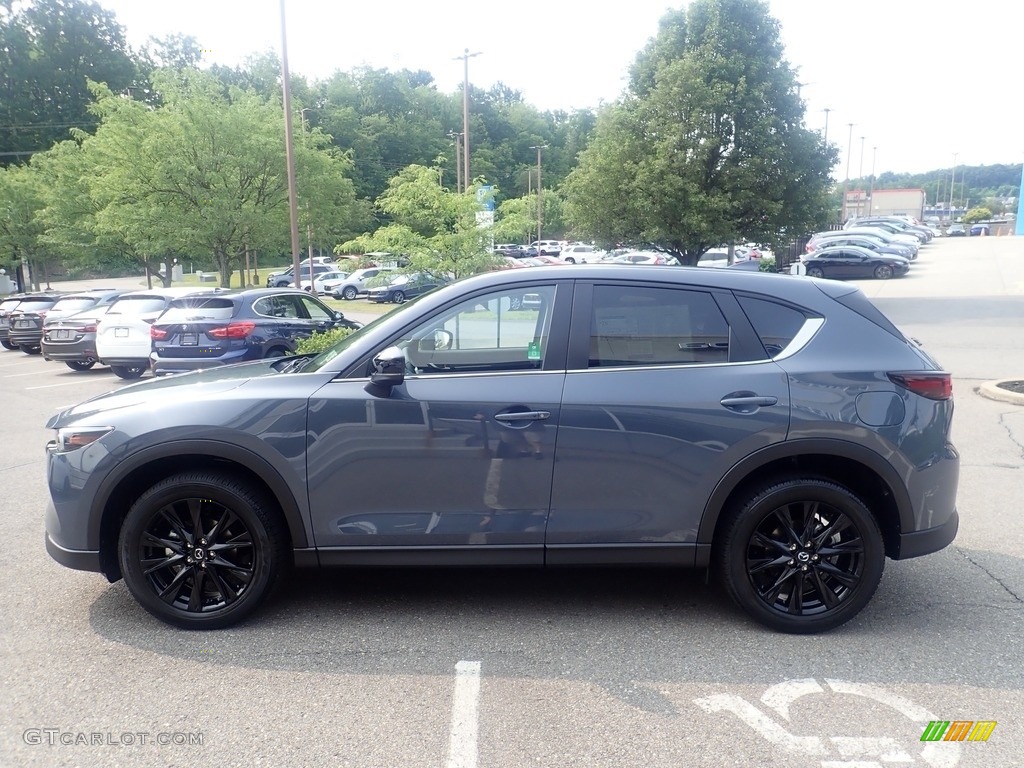 2023 CX-5 S Carbon Edition AWD - Polymetal Gray / Red photo #6