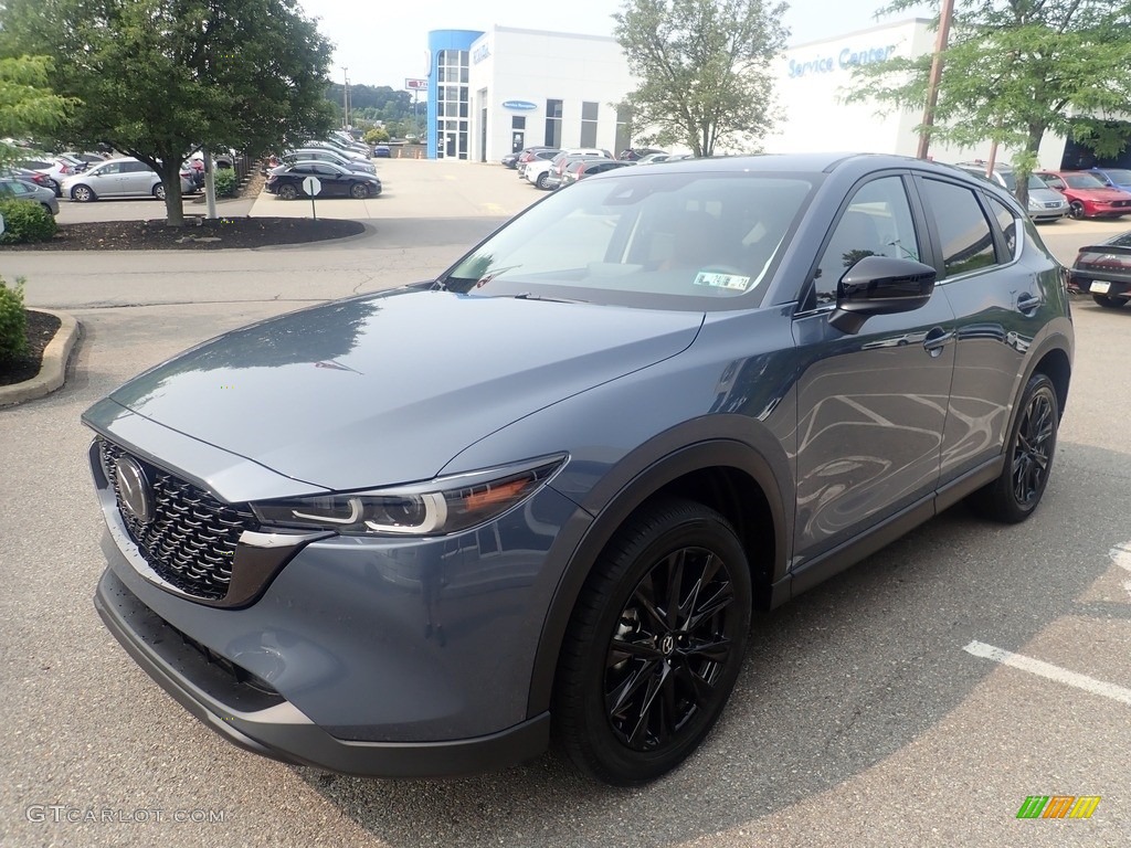 2023 CX-5 S Carbon Edition AWD - Polymetal Gray / Red photo #7