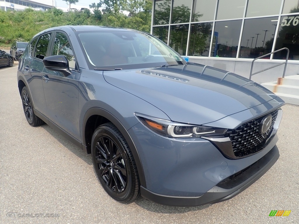 2023 CX-5 S Carbon Edition AWD - Polymetal Gray / Red photo #9